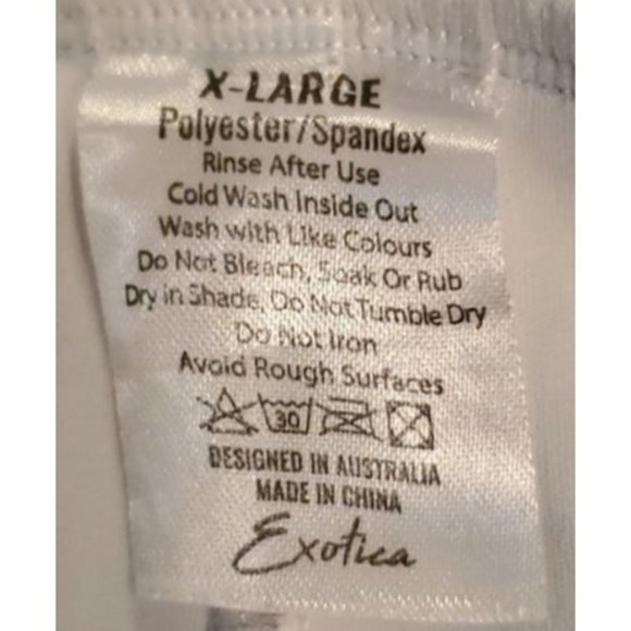 EXOTICA XL YOGA PANTS SNAKE PRINT BLACK & WHITE HIGH COMPRESSION - Picture 3 of 4